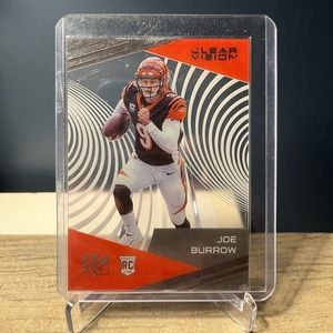 JOE BURROW PANINI CLEAR VISION ROOKIE CARD 🔥